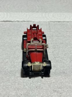 Fire truck, older model, manufactured for Chevron UK.