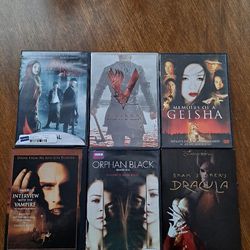 All 6 DVD's for $15.00! Or Best Offer!