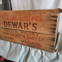 Vintage Dewars Box