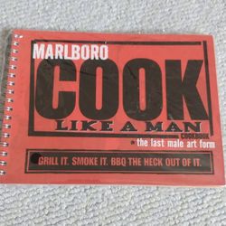 2004 MARLBORO COOK LIKE A MAN COOKBOOK PHILIP MORRIS 