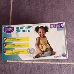  Size 5 Premium Diapers, 156 Count