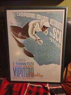 VINTAGE SKI POSTERS