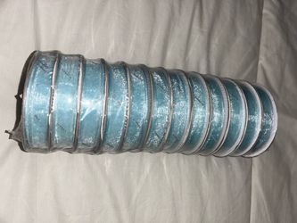 Light Blue Sheer Organza Ribbon Spools Bundle