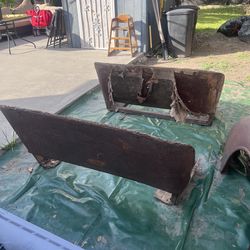 Vintage 1935 Chevymaster deluxe front seats