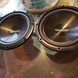 2  Brand New KENWOOD 12" SUBWOOFERS