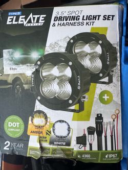 Truck or car fog lights set