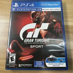PS4 Gran Turismo Sport