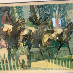 Horses/jockeys/Paddock /collectableArt