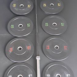NEW Olympic 2” barbell bumper plate sets