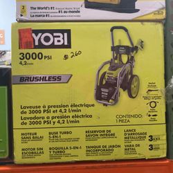Ryobi 3000PSI Electric Pressure Washer