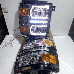 Chevy Silverado LED Headlights For 2014 To 2015 