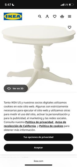 Mesa   De Comedor Expansible De Ikea 