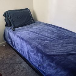 2 Twin Memory Foam Bed With Base 