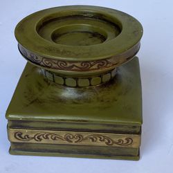 Mid century decor Column Pillar Candle Holder