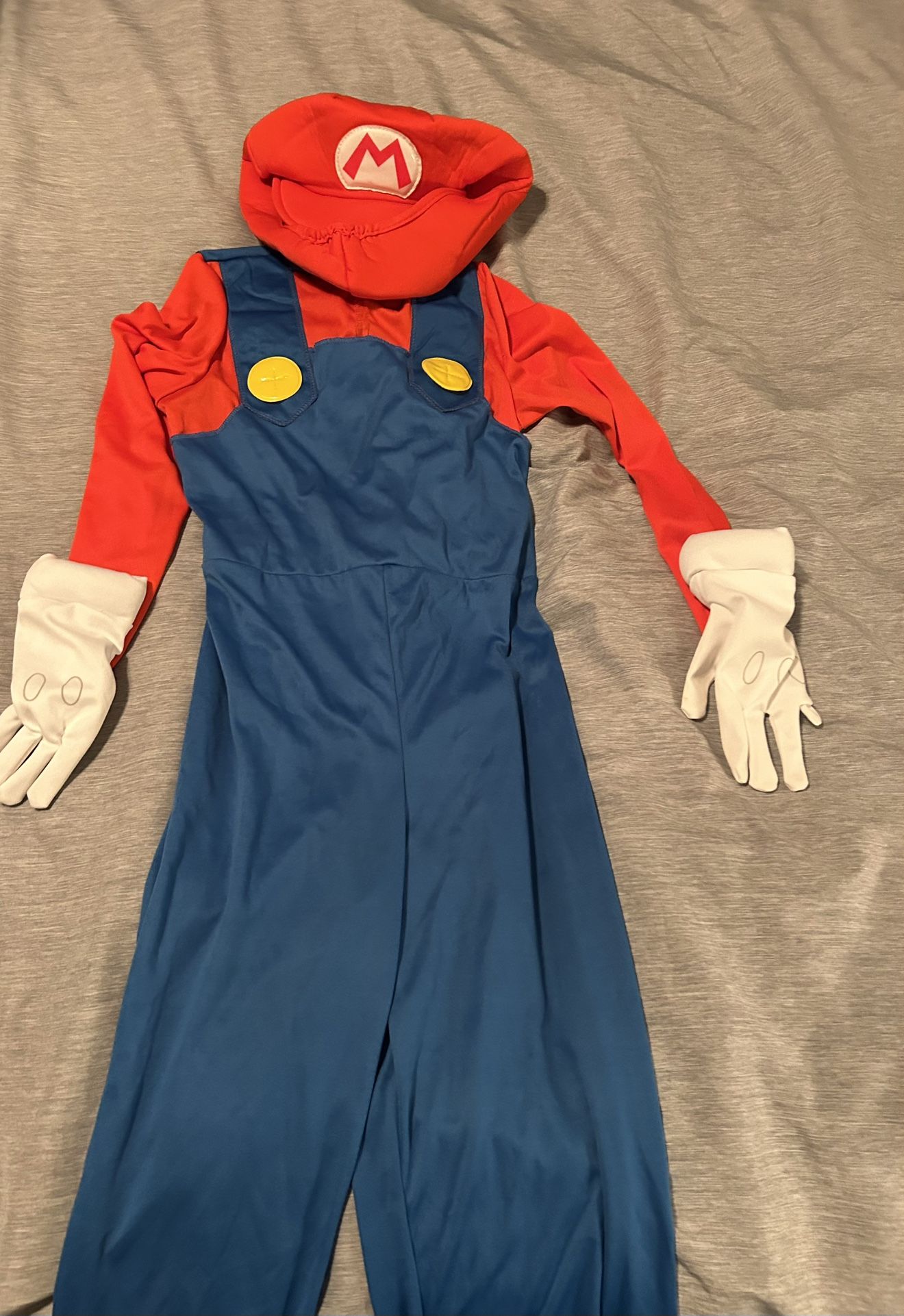 Super Mario Kids Costume (M) 8-10yrs