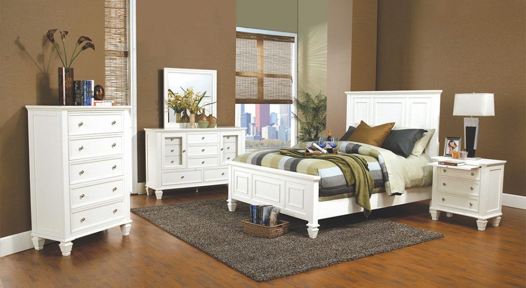 FREE DELIVERY White Wood Bedroom Set