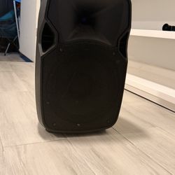 Home Projector /24 Foot Blowup Screen/ And Speaker