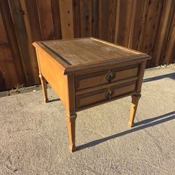 Wooden 1-drawer End Table