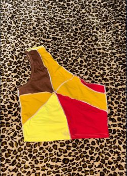 One Shoulder Crop Top