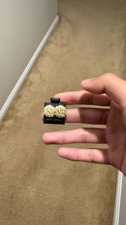 Gold nugget earrings
