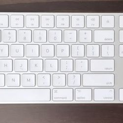 Apple Magic Keyboard with Numeric Keypad (silver, 2017). Retails $129 new on Apple’s site.