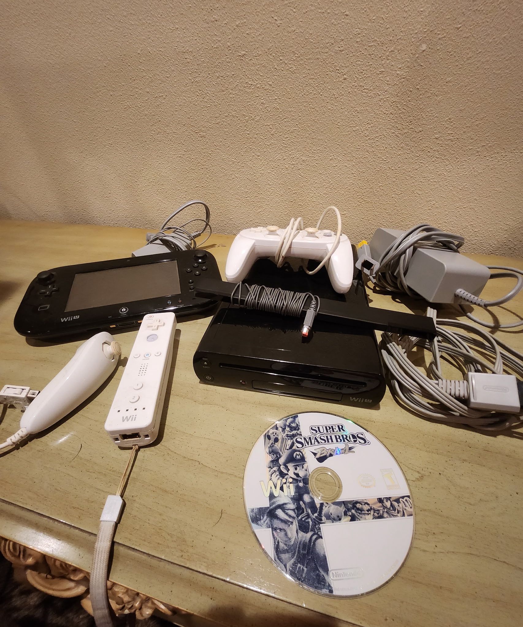 Nintendo Wii U With Super Smash Bros