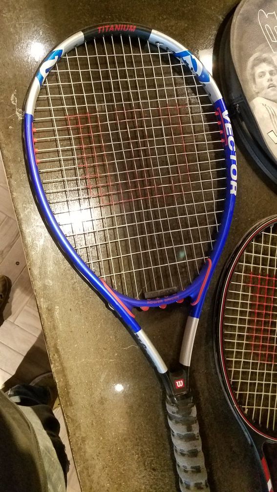 Wilson Vector Titanium Tennis Rackets