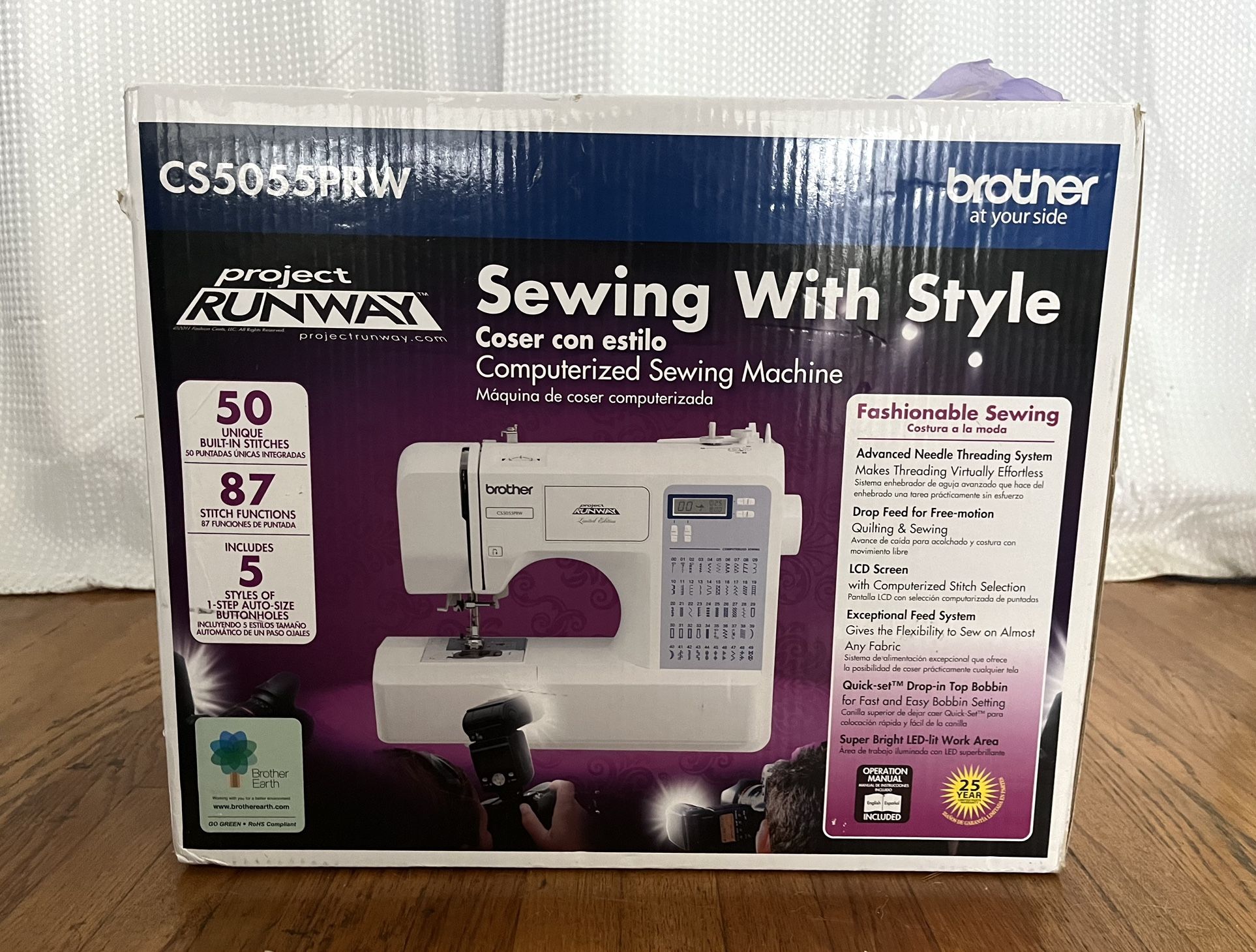 Brother Sewing Machine CS5505PRW. Limited Edition Project Runway Model. 