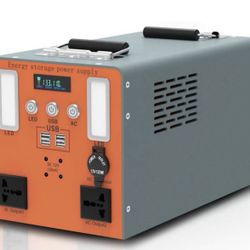 Brand New Portable outdoor camping power supply, 2000Wh backup power supply, output power 1500W, with pure sine wave 110V AC socket, suitable for outd