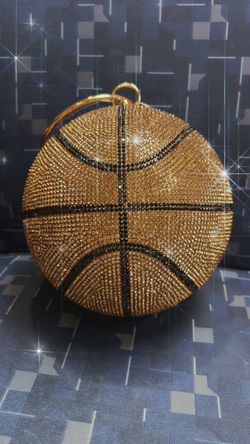 Bedazzled basketball purse