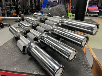🔹OLYMPIC DUMBBELL HANDLES🔹WORKOUT GYM EQUIPMENT 