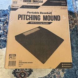 Portable baseball pitching mound