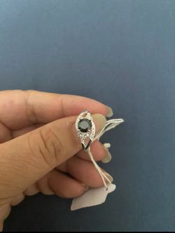Real 925 Sterling Silver Wedding Ring Size 8
