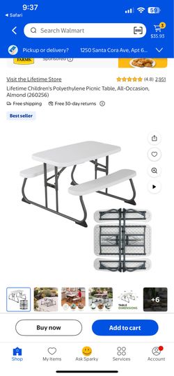 Lifetime children’s table