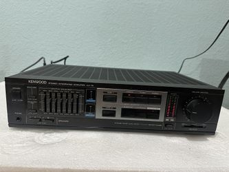 Kenwood KA-75 Stereo Integrated Amplifier, 7 Band Equalizer. MADE IN JAPAN 