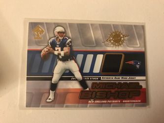 Michael bishop game worn jersey