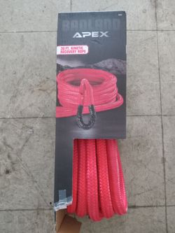 30 ft kinetic recovery Rope  premium doble braided nylon rope 29000 lb break strength
