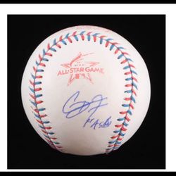 Corey Dickerson Signed 2017 All-Star Game Logo Baseball Inscribed "1st ASG" authenticated