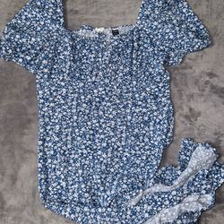 Floral Calf Length Sundress