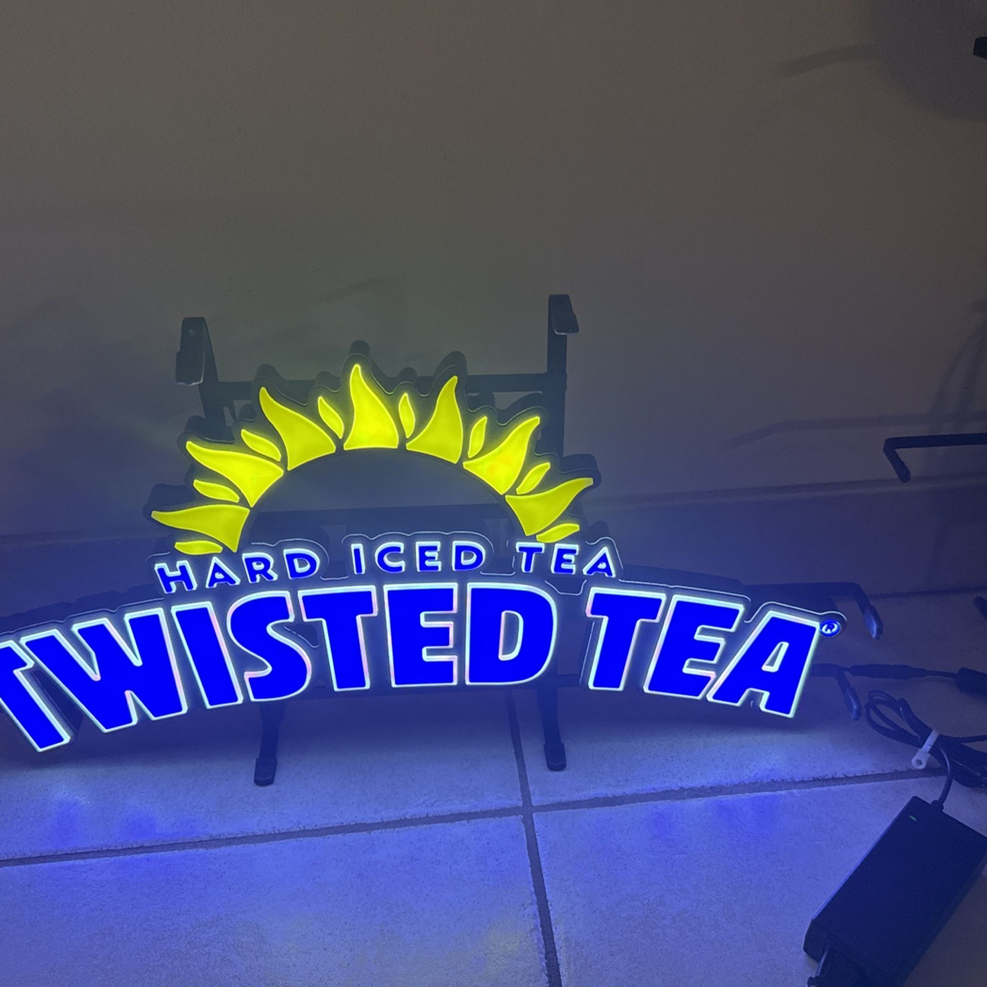 twisted tea led bar sign