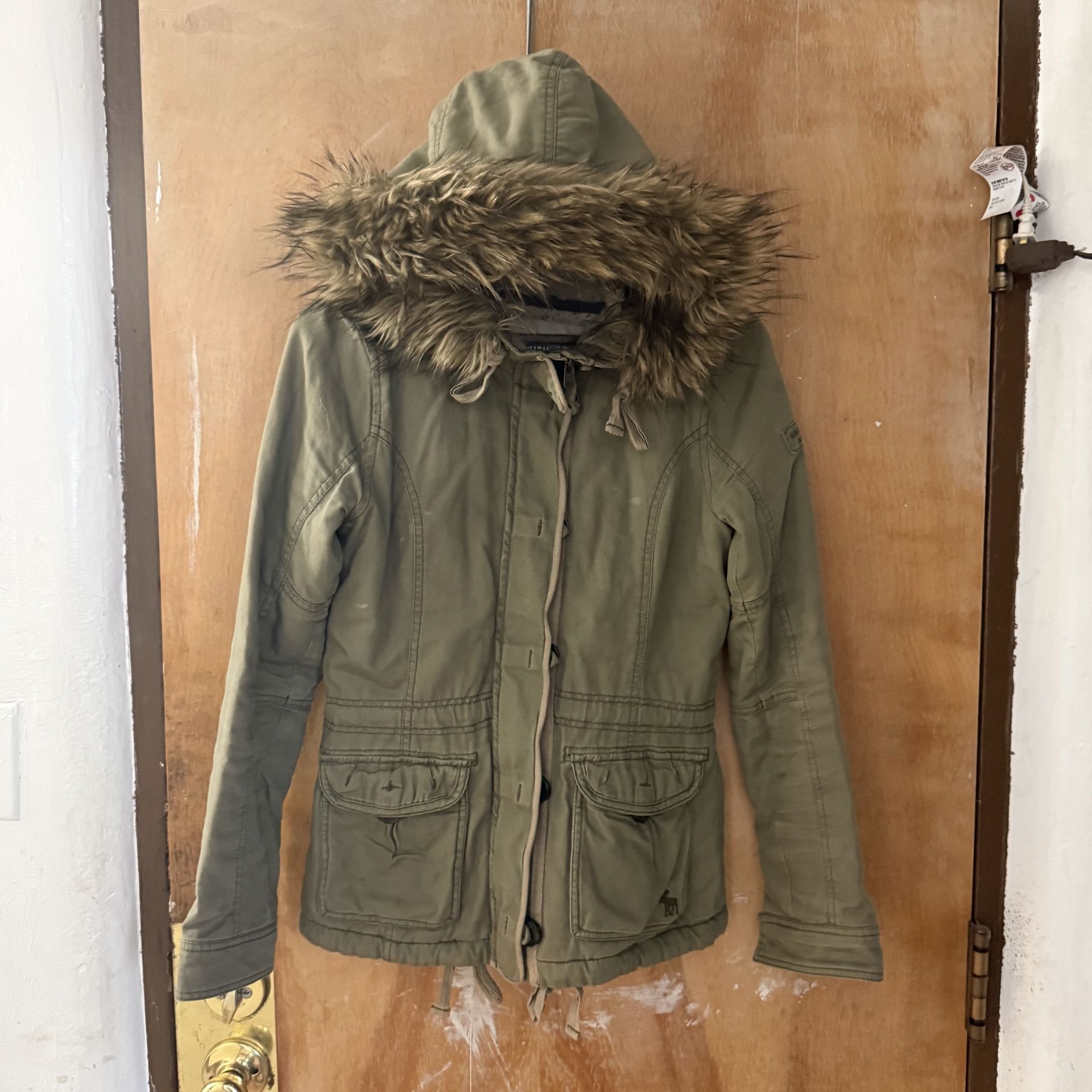 Abercrombie & fitch fur jacket