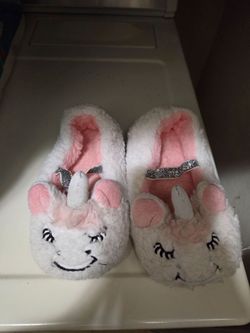 Kids Unicorn Plush Slippers