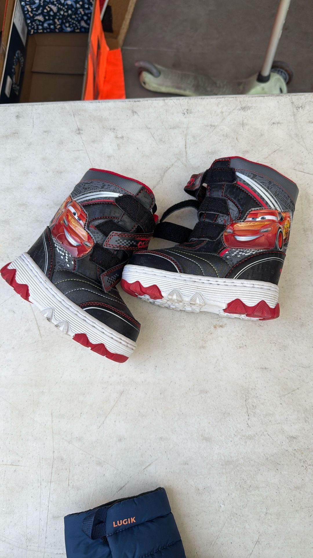 Lightening McQueen Snow Boots