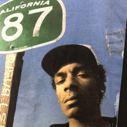 Snoop Doggy Dogg California 187 Rap Shirt Mens Large Cross Colours 