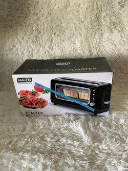 New in the box Dash Clear View Toaster