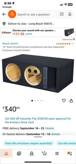 Seal Ported Bass Box