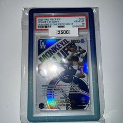 Dodger X One Piece - Luffy Psa 10 