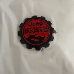Jeep Emblem Black Red