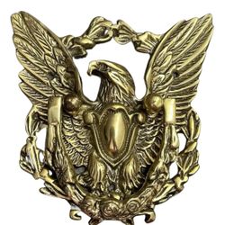 Vintage Solid Brass Bald Eagle Door Knocker