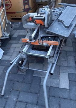 10” wet tile saw